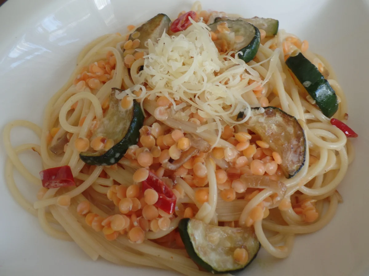 Zucchini -Linsen -Pasta - Rezept - Bild Nr. 3141
