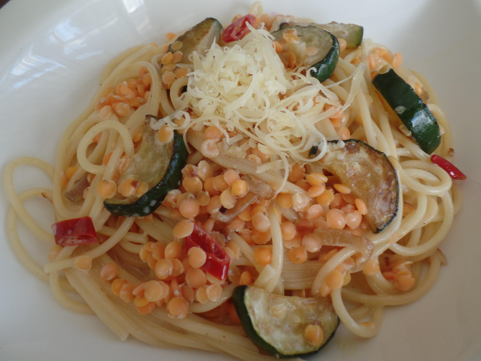 Bilder für Zucchini -Linsen -Pasta - Rezept