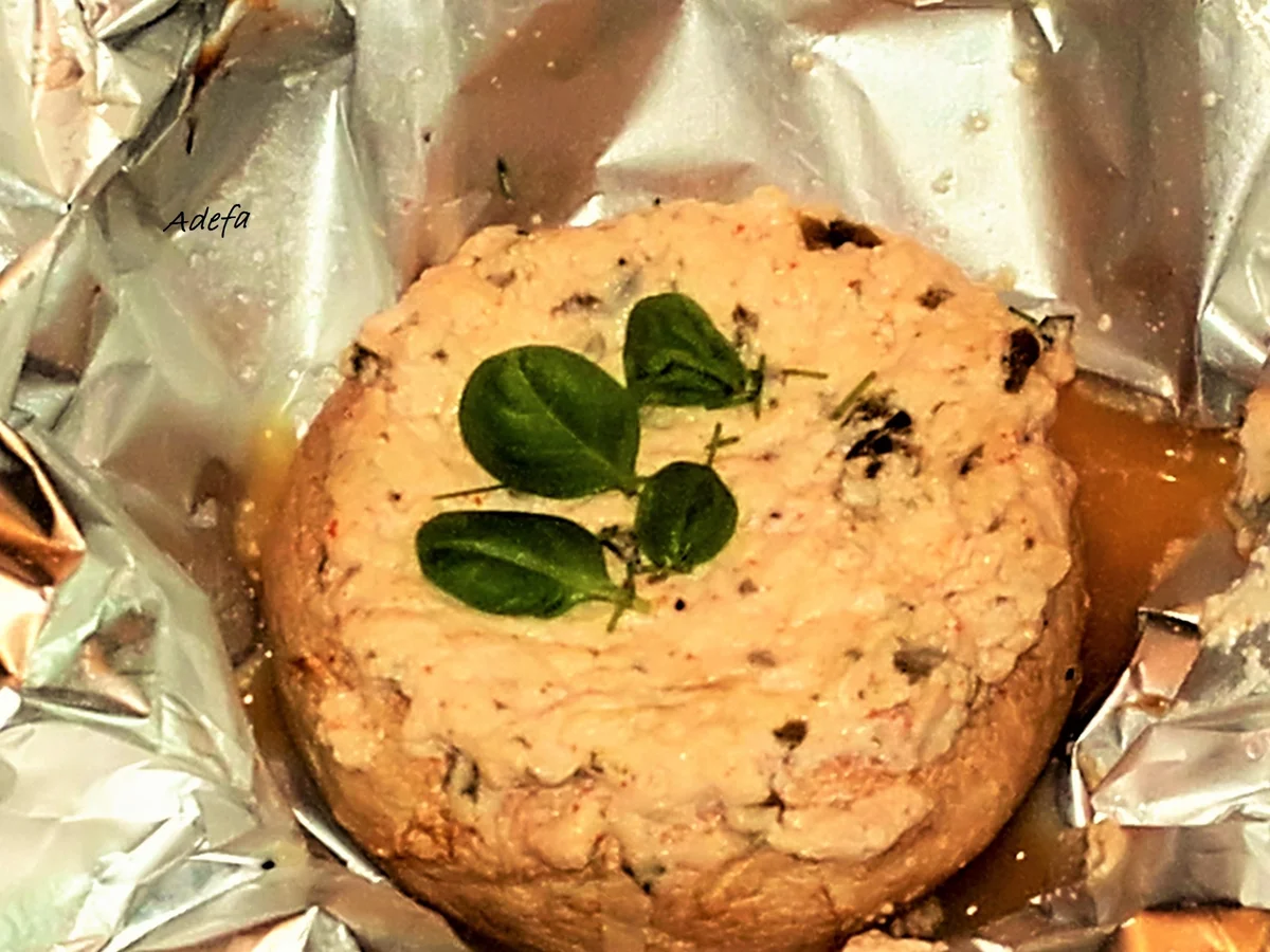 Gefüllte Riesen Champignons - Rezept - Bild Nr. 3131