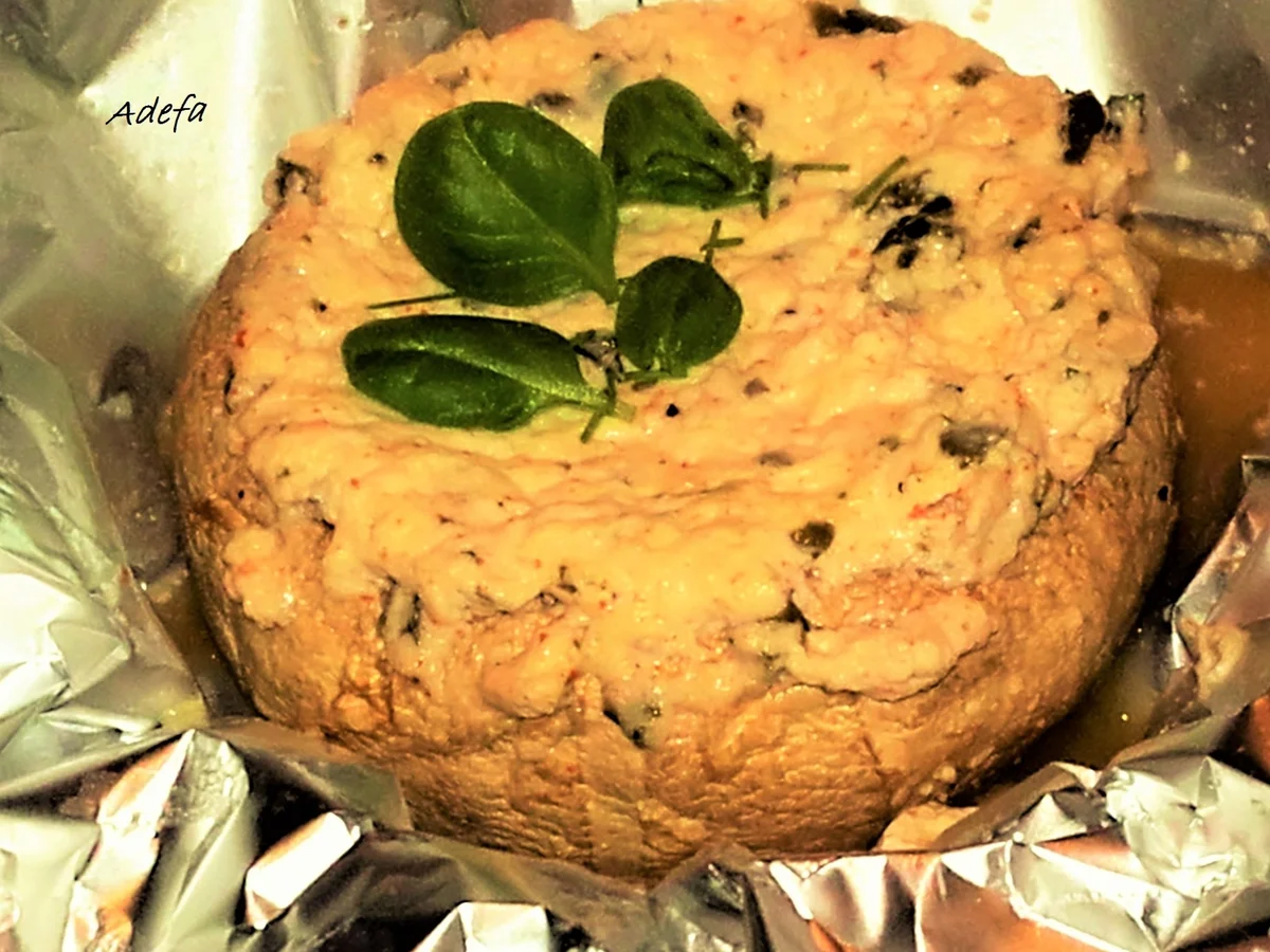 Gefüllte Riesen Champignons - Rezept - Bild Nr. 3135