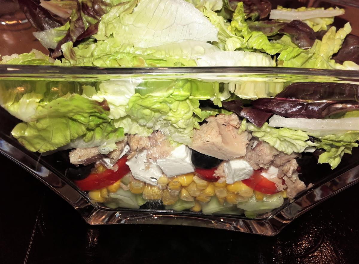 Frischer Bunter Salat - Art Bauernsalat - Rezept - Bild Nr. 3135