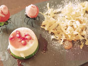 Panna Cotta-Tricolore mit flüchtigen Erdbeeren - Rezept - Bild Nr. 2