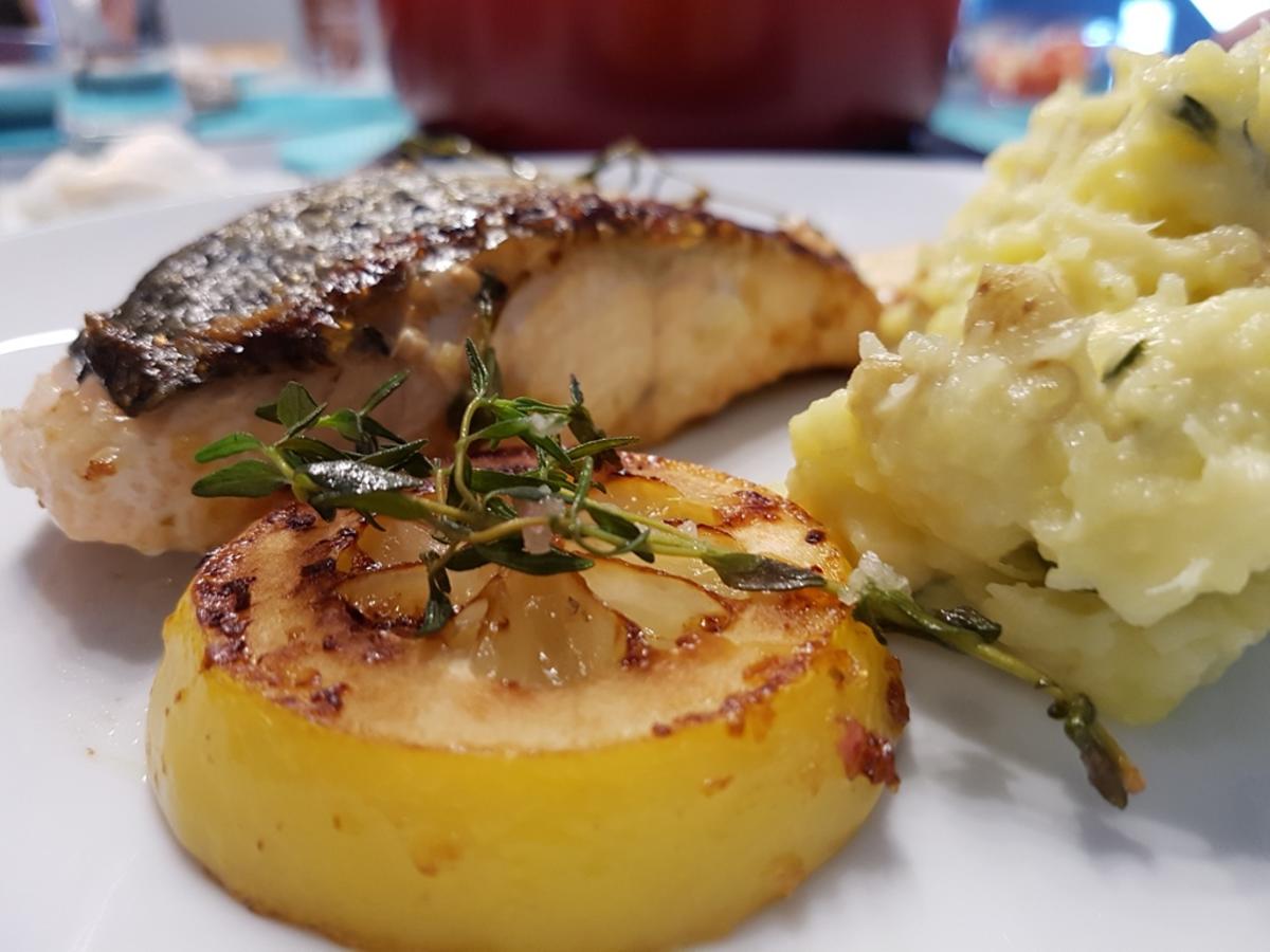 Bilder für Fisch / Lachs = Lachsfilet mit Gartenkräutern à la Biggi - Rezept