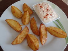Backkartoffeln mit Feta -Joghurt-Harissa -Dip - Rezept - Bild Nr. 3131