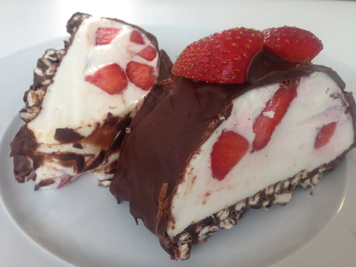 Rezept: Riesen-Yogurette-Torte ohne Backen Bild Nr. 3131 Riesen-Yogurette-Torte ohne Backen - Rezept - Bild Nr. 3131