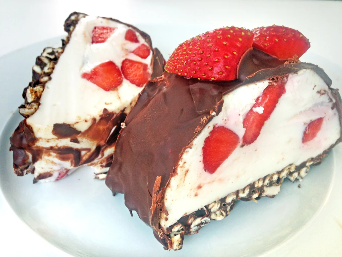 Rezept: Riesen-Yogurette-Torte ohne Backen Bild Nr. 3137 Riesen-Yogurette-Torte ohne Backen - Rezept - Bild Nr. 3137