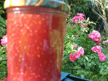 Himbeer-Cantaloupe-Melonen Marmelade - Rezept - Bild Nr. 3131