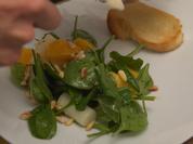 Spargel-Orangen-Salat mit Himbeeressig-Dressing und selbstgemachtem Ciabattabrot - Rezept - Bild Nr. 3161