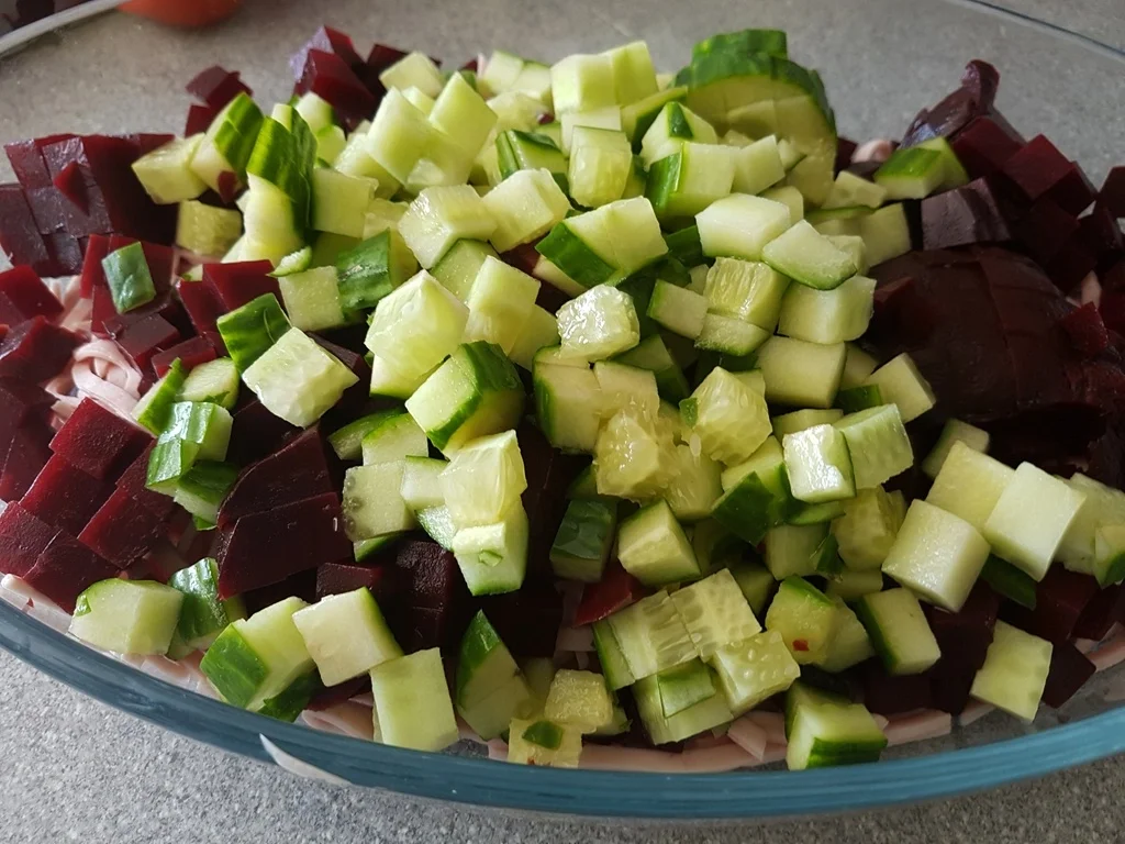 MIX Salat zum Abendbrot inkl. 3 in 1 Rezept - Rezept - Bild Nr. 3151
