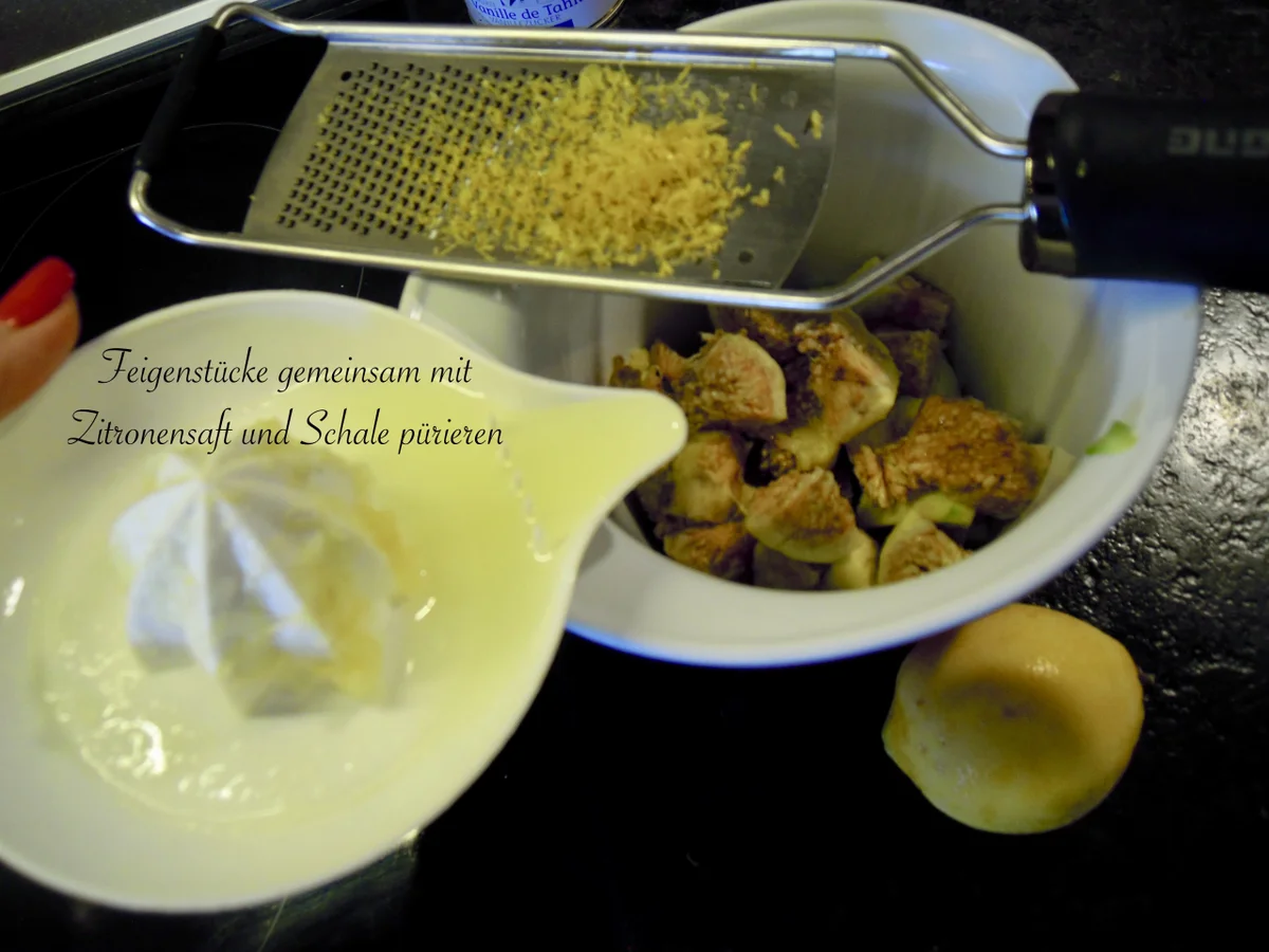 Rezept: Feigen Parfait auf Nougatspiegel Bild Nr. 3162 Feigen Parfait auf Nougatspiegel - Rezept - Bild Nr. 3162