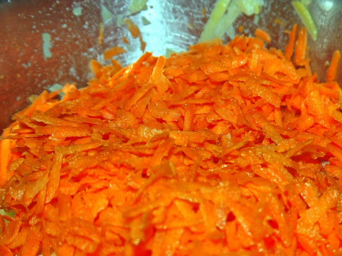 Rezept: Möhren-Kartoffel-Rösti mit Knoblauch-Gurken-Dip Bild Nr. 3166 Möhren-Kartoffel-Rösti mit Knoblauch-Gurken-Dip - Rezept - Bild Nr. 3166