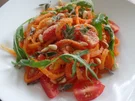 Möhren-Tagliatelle mit Rucola - Rezept - Bild Nr. 3168