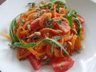 Möhren-Tagliatelle mit Rucola - Rezept - Bild Nr. 3168