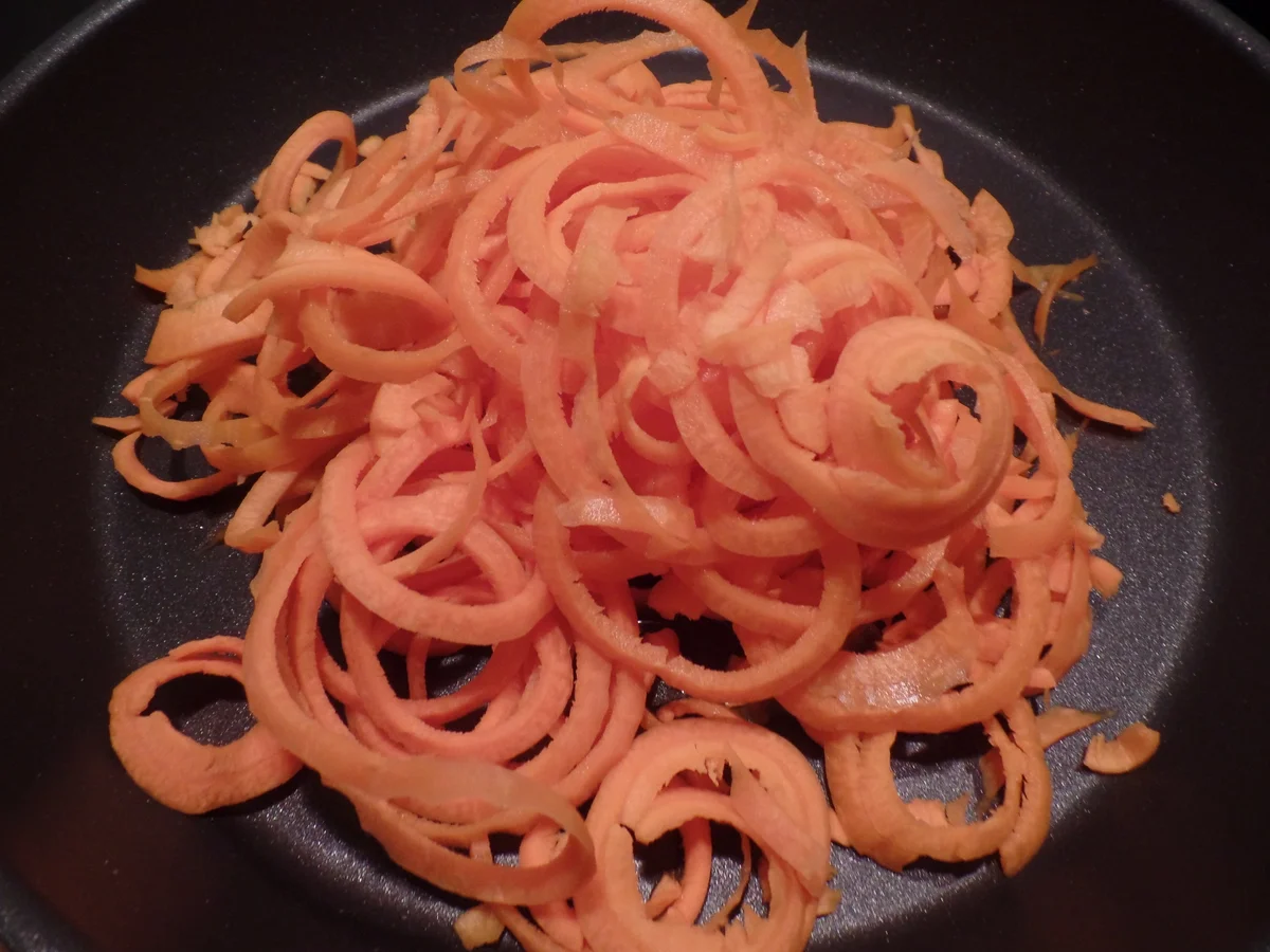 Möhren-Tagliatelle mit Rucola - Rezept - Bild Nr. 3185