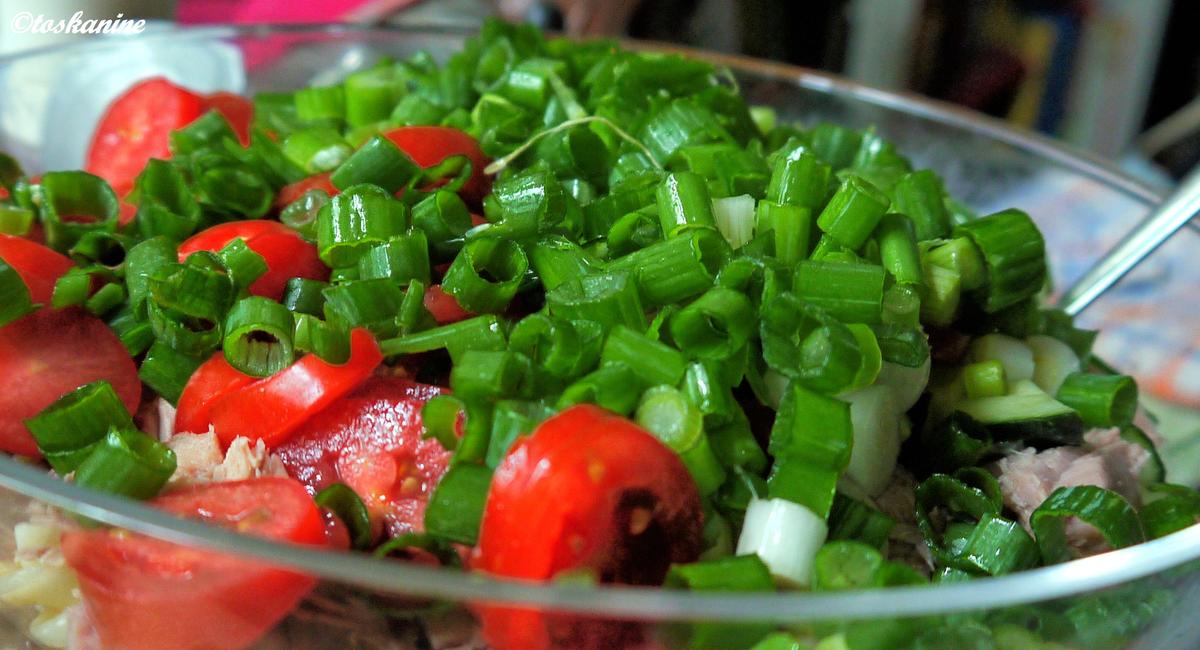Thunfisch-Pasta-Salat mit Ajvar-Dressing - Rezept - Bild Nr. 3166