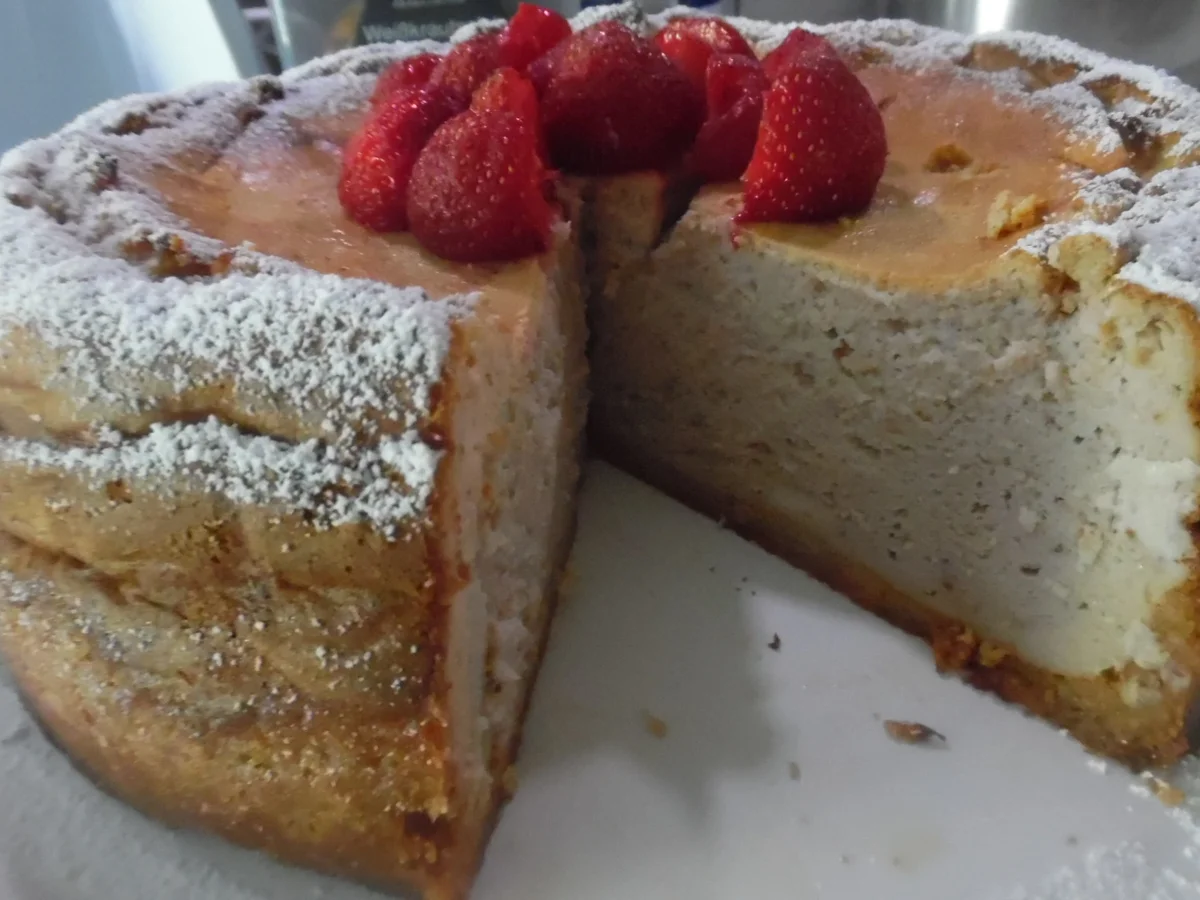 Erdbeer-Käsekuchen mit Knusperboden - Rezept - Bild Nr. 3164