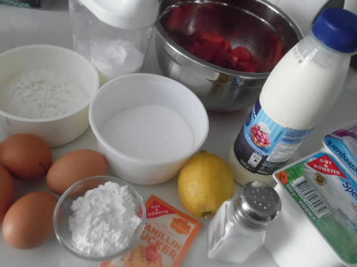 Erdbeer-Käsekuchen mit Knusperboden - Rezept - Bild Nr. 3179