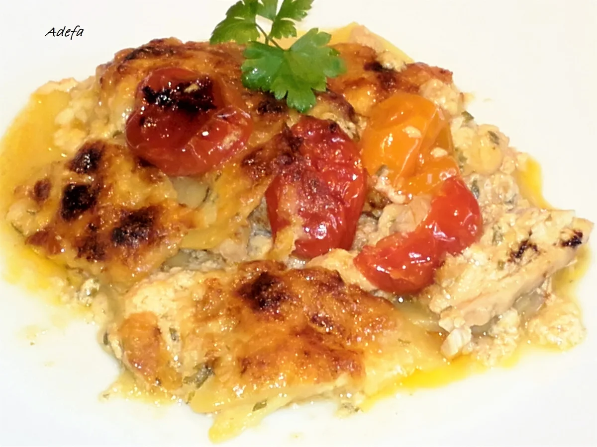 Kartoffel - Hähnchenbrustfilet - Gratin - Rezept - Bild Nr. 3167