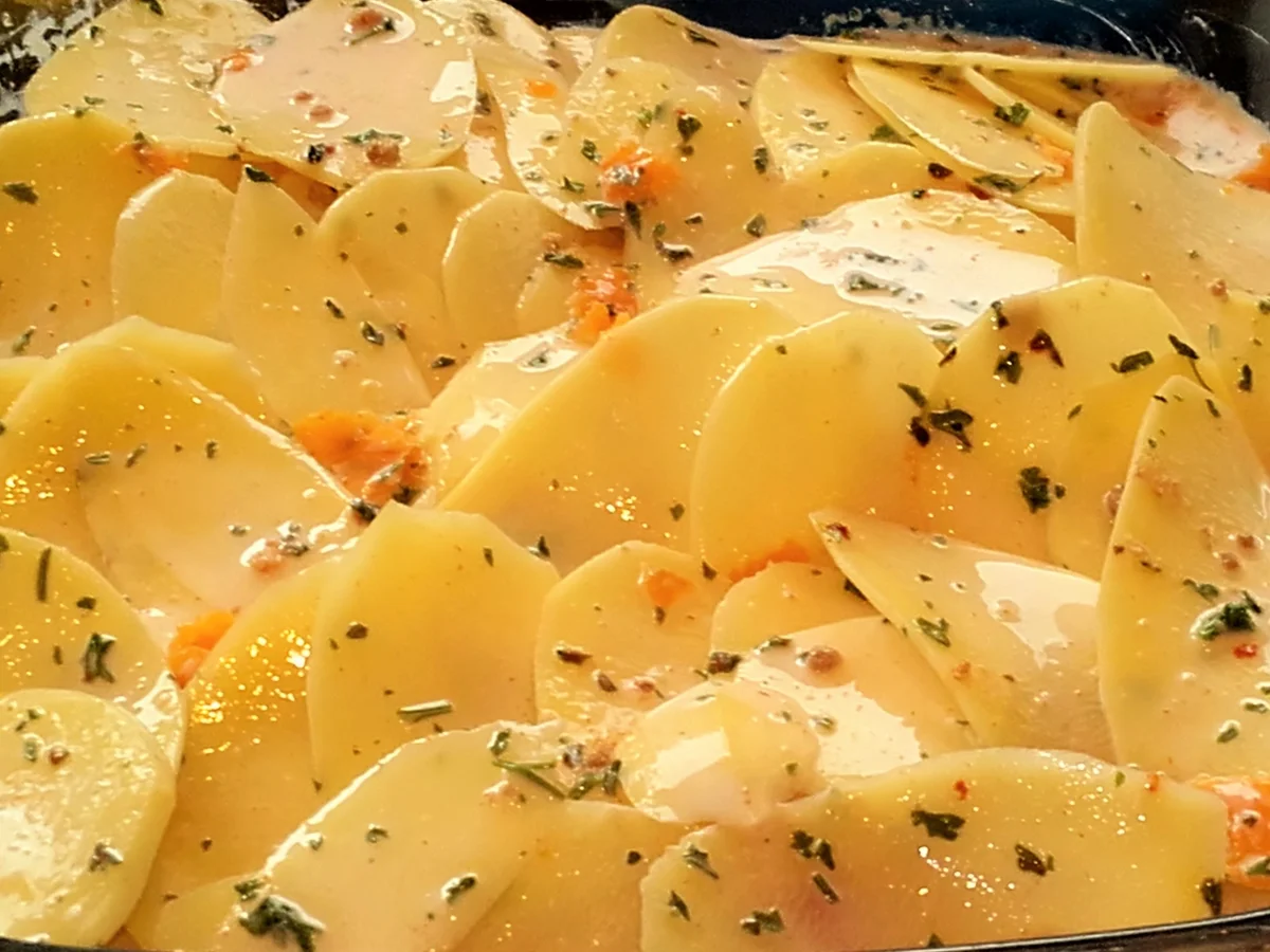 Kartoffel - Hähnchenbrustfilet - Gratin - Rezept - Bild Nr. 3174