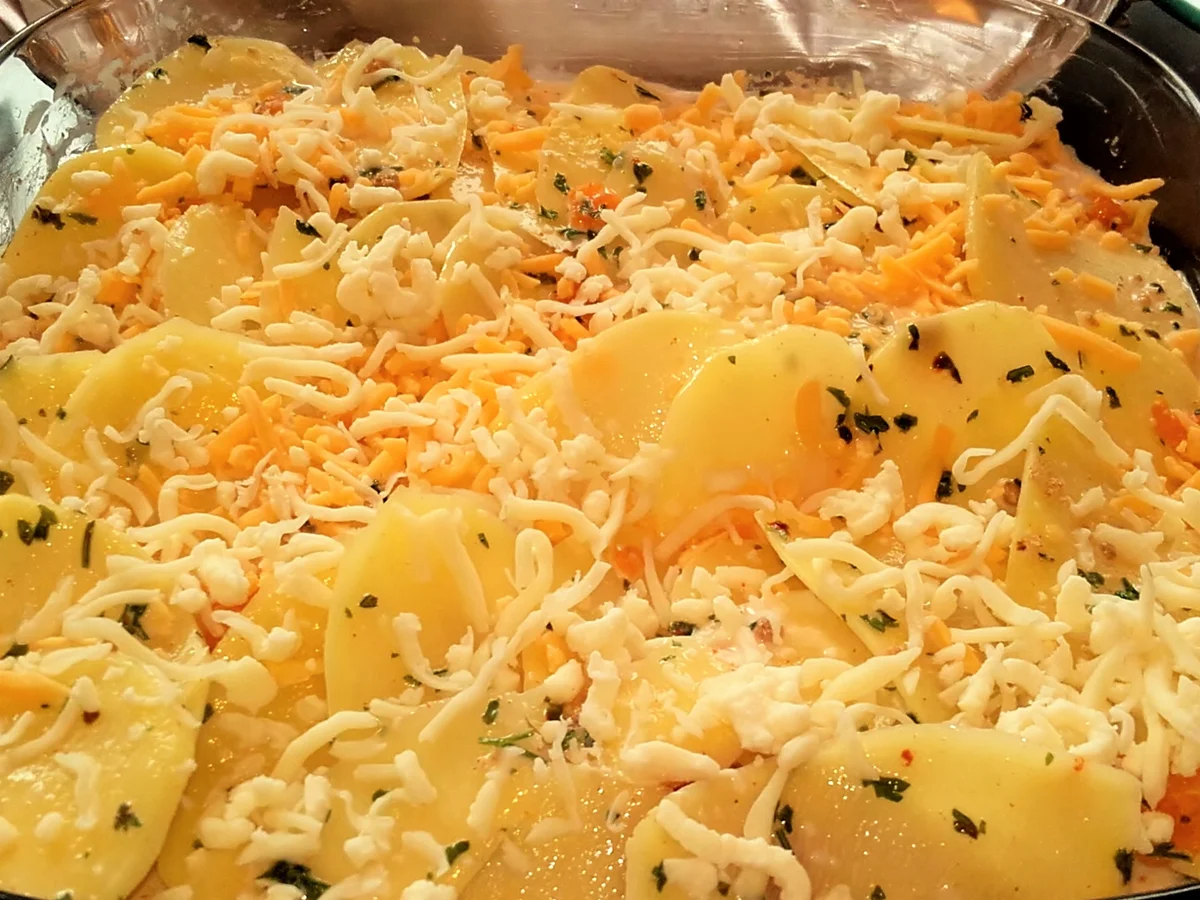 Kartoffel - Hähnchenbrustfilet - Gratin - Rezept - Bild Nr. 3175