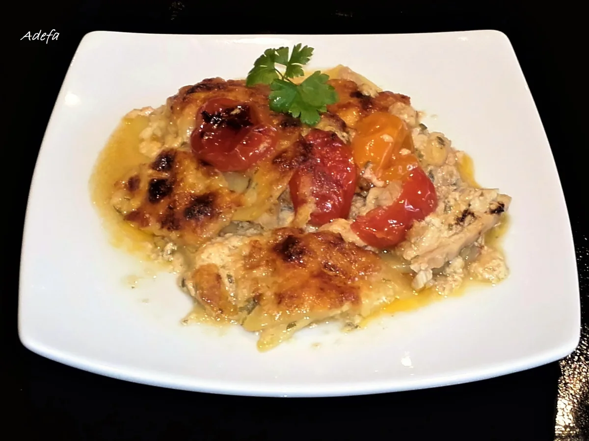 Kartoffel - Hähnchenbrustfilet - Gratin - Rezept - Bild Nr. 3178