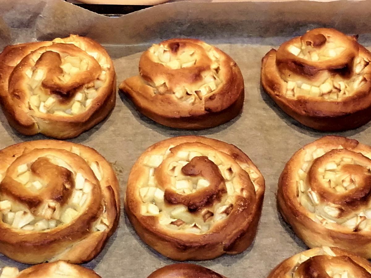 Apfel-Schnecken - Rezept mit Bild - kochbar.de