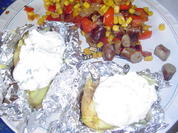 Grillkartoffel und Gemüsewürstelpfanne - Rezept - Bild Nr. 3166