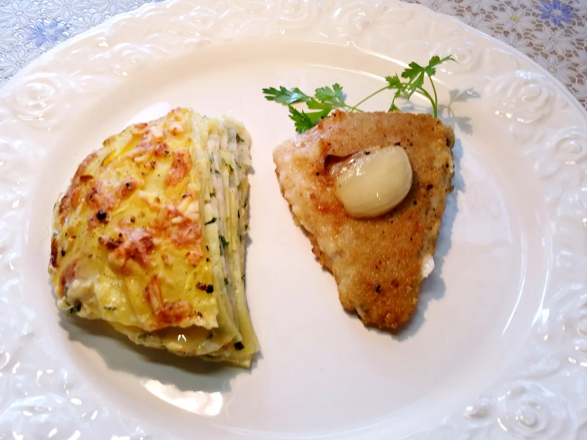 Rezept: Kartoffel-Kohlrabi-Gratin Bild Nr. 3185 Kartoffel-Kohlrabi-Gratin - Rezept - Bild Nr. 3185