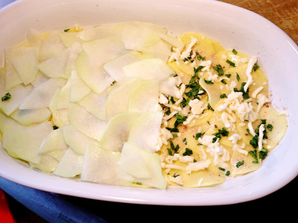 Kartoffel-Kohlrabi-Gratin - Rezept mit Bild - kochbar.de