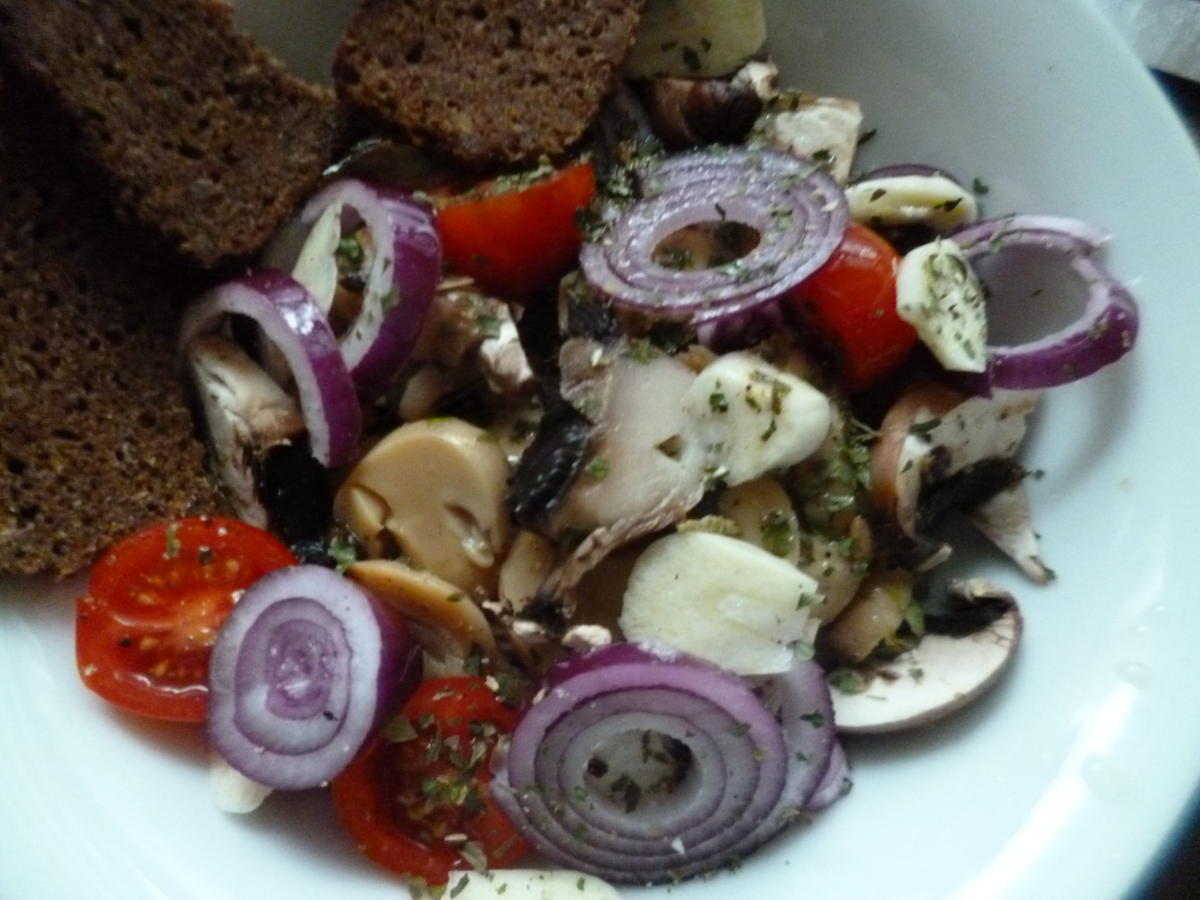 Gemischter Champignonsalat - Rezept - Bild Nr. 2