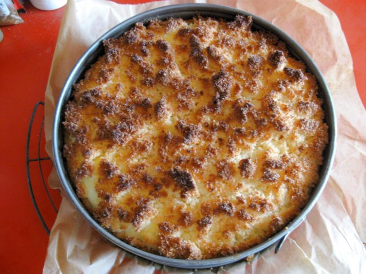 Mandrinen Schmand Kuchen mit Kokosstreusel - einfach - von manschie