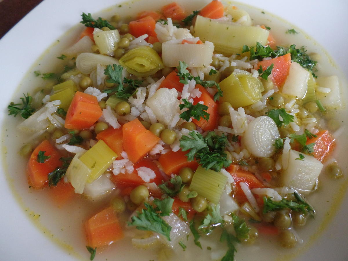 Gemüse-Reissuppe - Rezept - Bild Nr. 3204