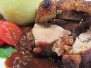 Fleisch: Knoblauch-Krustenbraten - Rezept - Bild Nr. 3209