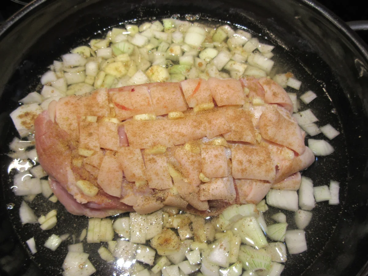 Rezept: Fleisch: Knoblauch-Krustenbraten Bild Nr. 3211 Fleisch: Knoblauch-Krustenbraten - Rezept - Bild Nr. 3211