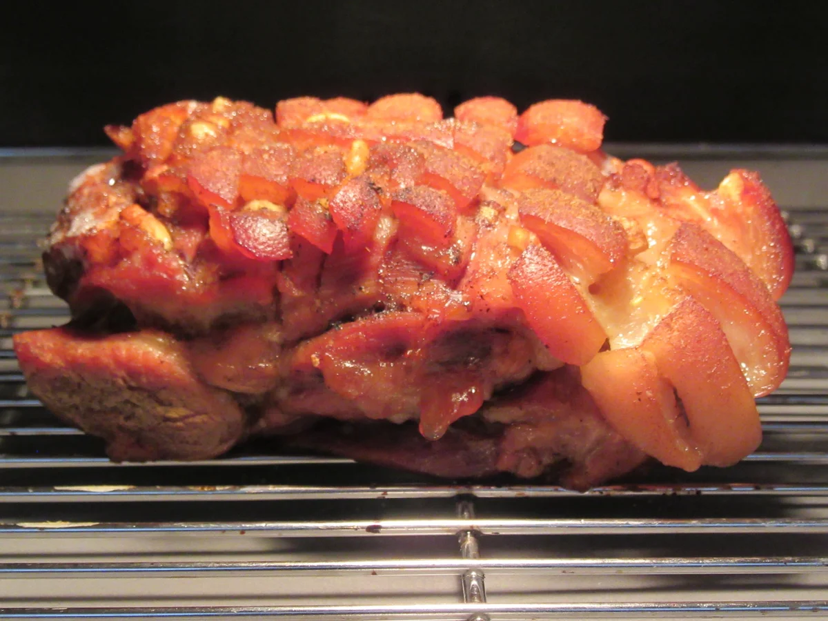 Rezept: Fleisch: Knoblauch-Krustenbraten Bild Nr. 3213 Fleisch: Knoblauch-Krustenbraten - Rezept - Bild Nr. 3213