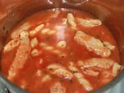 Tomaten-Nudelsuppe mit Soja-Geschnetzeltes - Rezept - Bild Nr. 3209