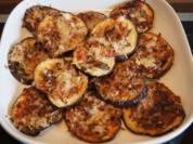 Überbackene Parmesan-Auberginenscheiben - Rezept - Bild Nr. 3209