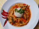 Putengeschnetzeltes im Wok mit Basmatireis - Rezept - Bild Nr. 3209