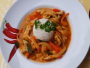 Putengeschnetzeltes im Wok mit Basmatireis - Rezept - Bild Nr. 3209