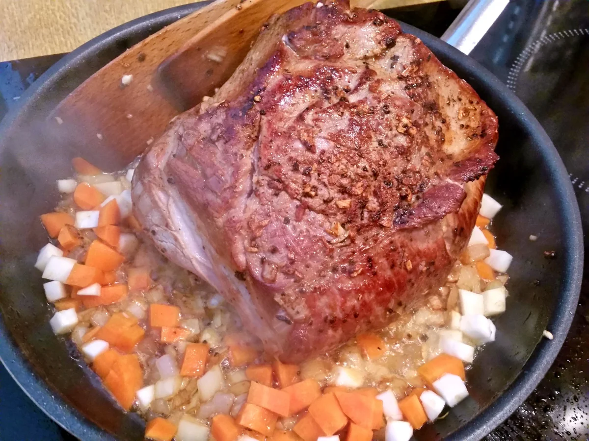 Kammbraten - geschmort - Rezept - Bild Nr. 3212