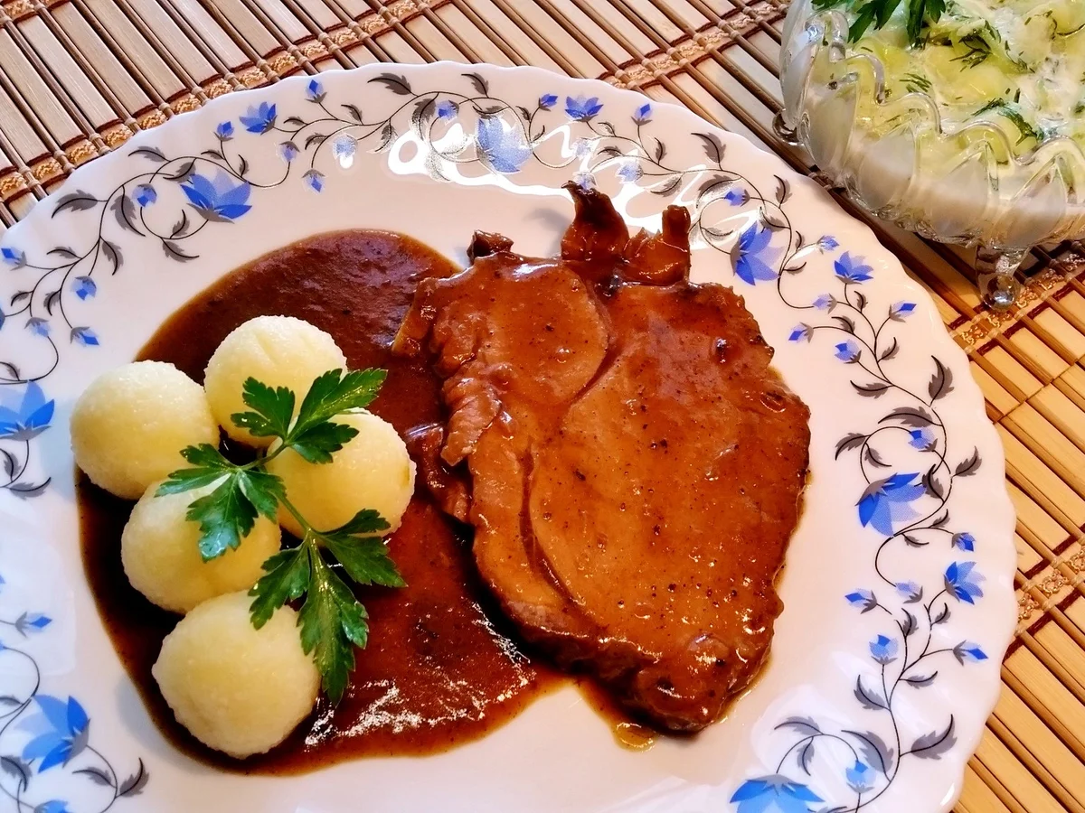 Kammbraten - geschmort - Rezept - Bild Nr. 3216