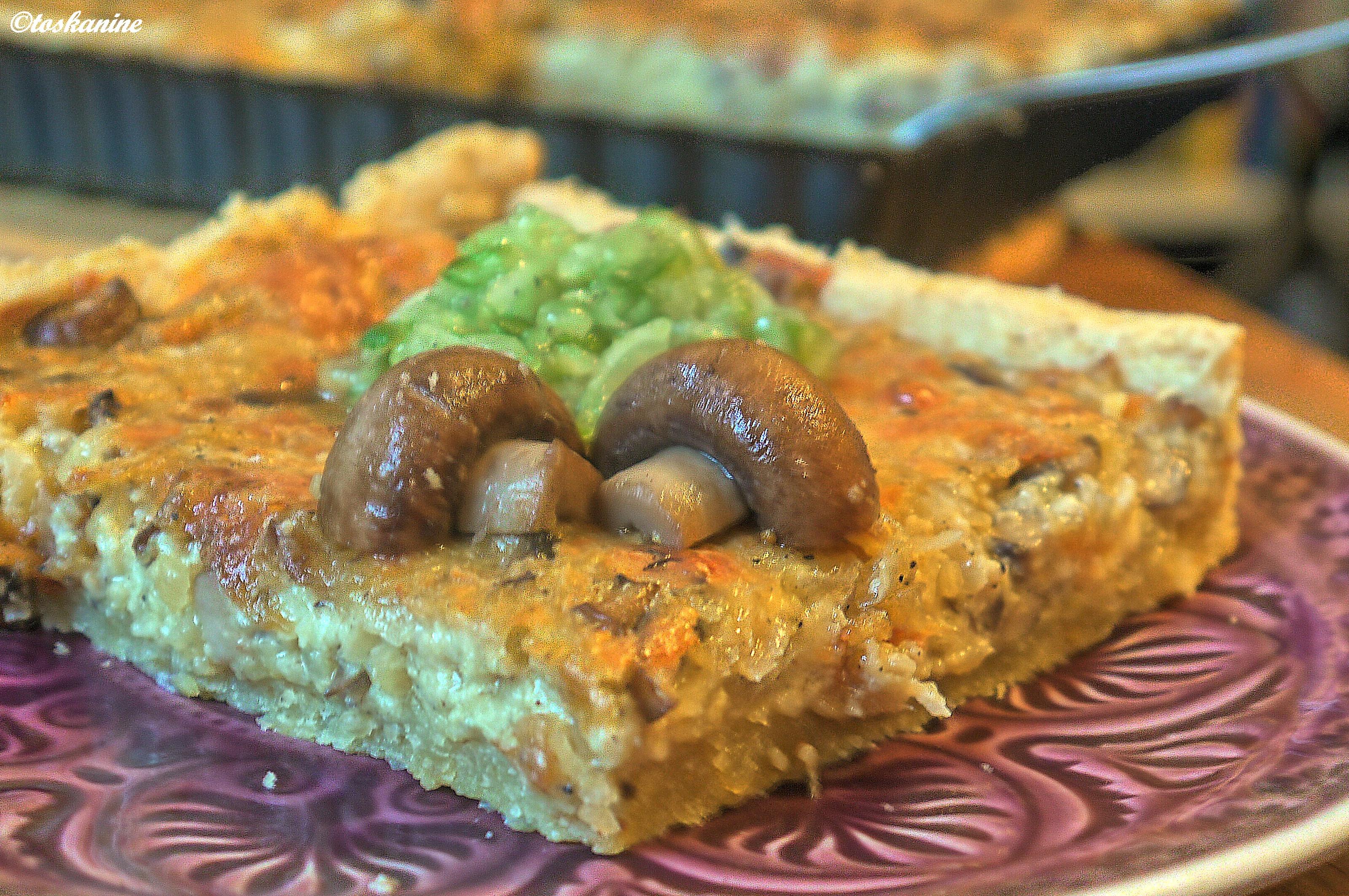 Champignon-Kartoffel-Tarte Rezept Eingereicht von toskanine