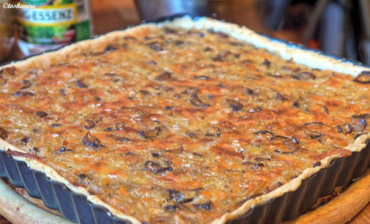 Champignon-Kartoffel-Tarte - Rezept - Bild Nr. 3227