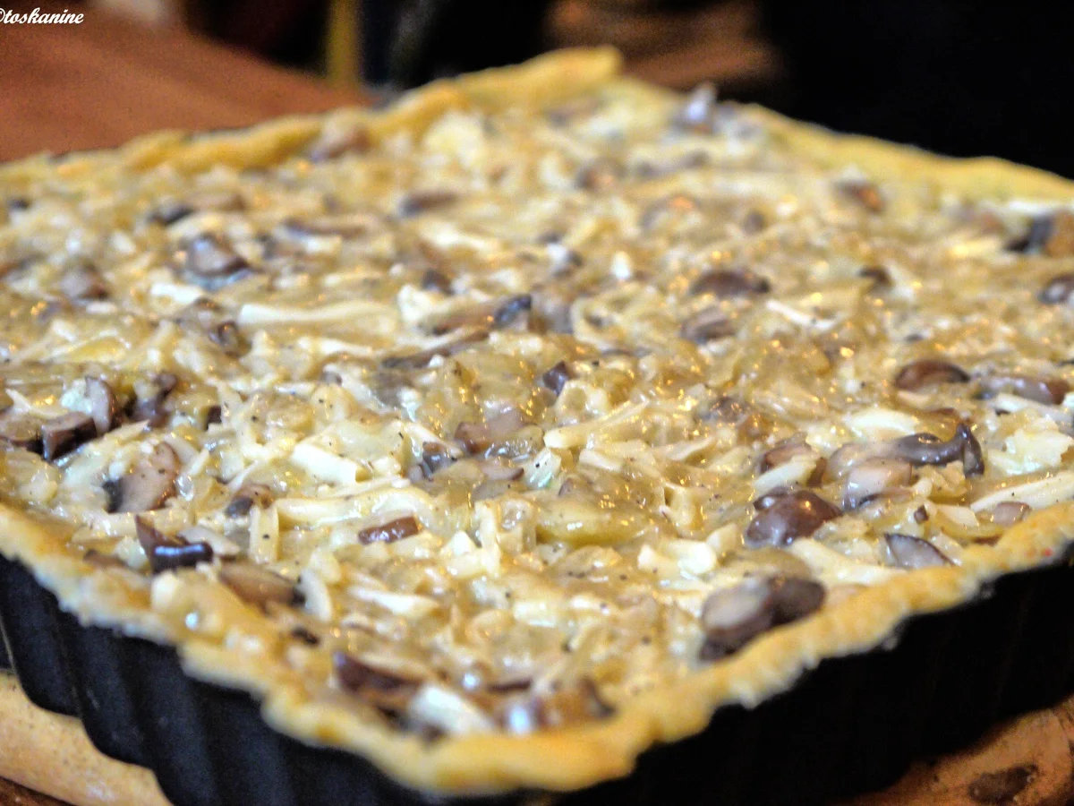 Champignon-Kartoffel-Tarte - Rezept - Bild Nr. 3239