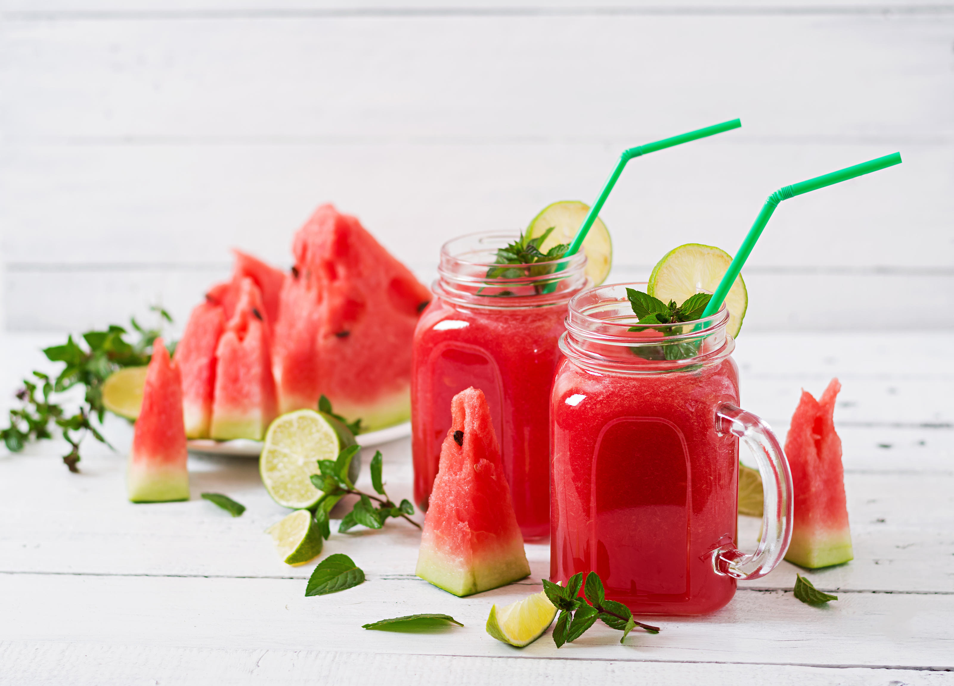 Bilder für Wein-Slush mit Wassermelone und Rosé-Wein - Rezept