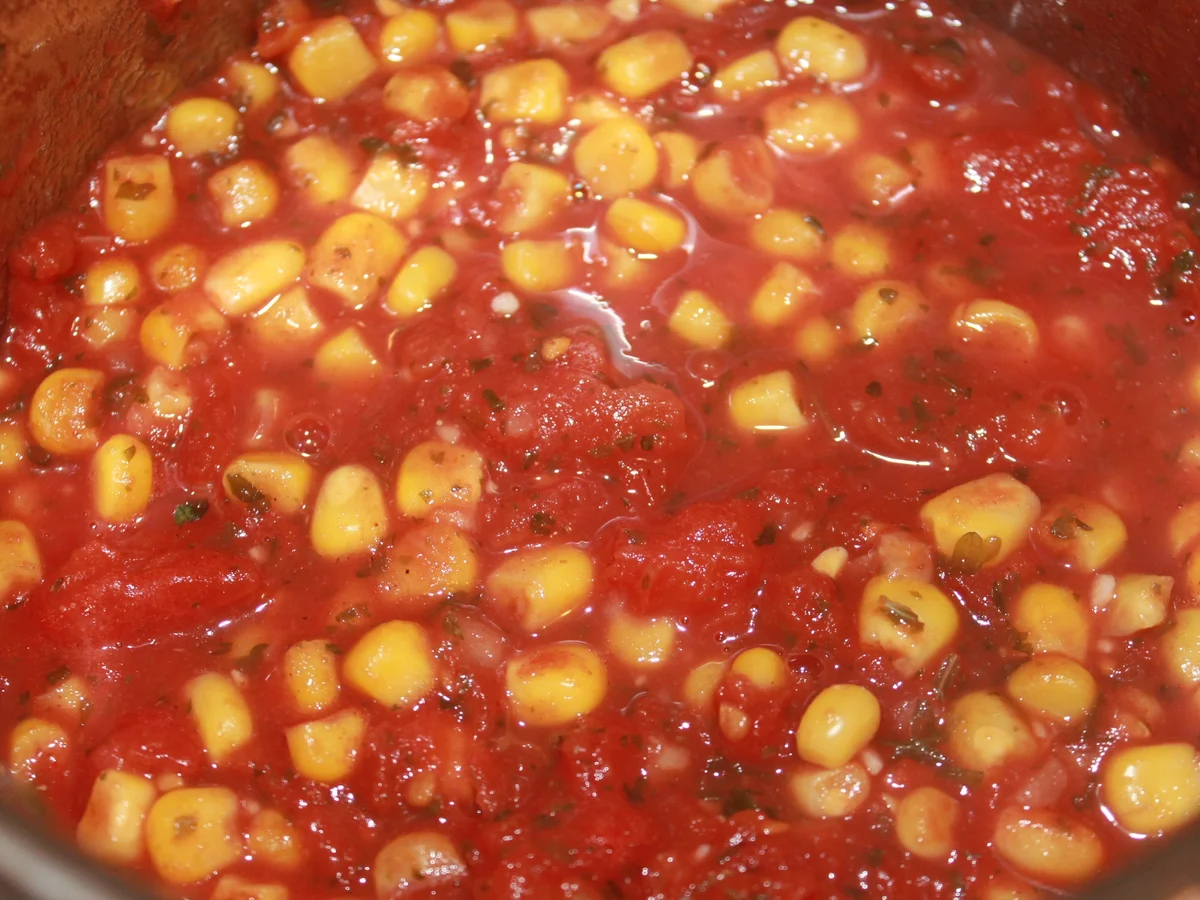 Mais-Tomaten-Topf - Rezept - Bild Nr. 2