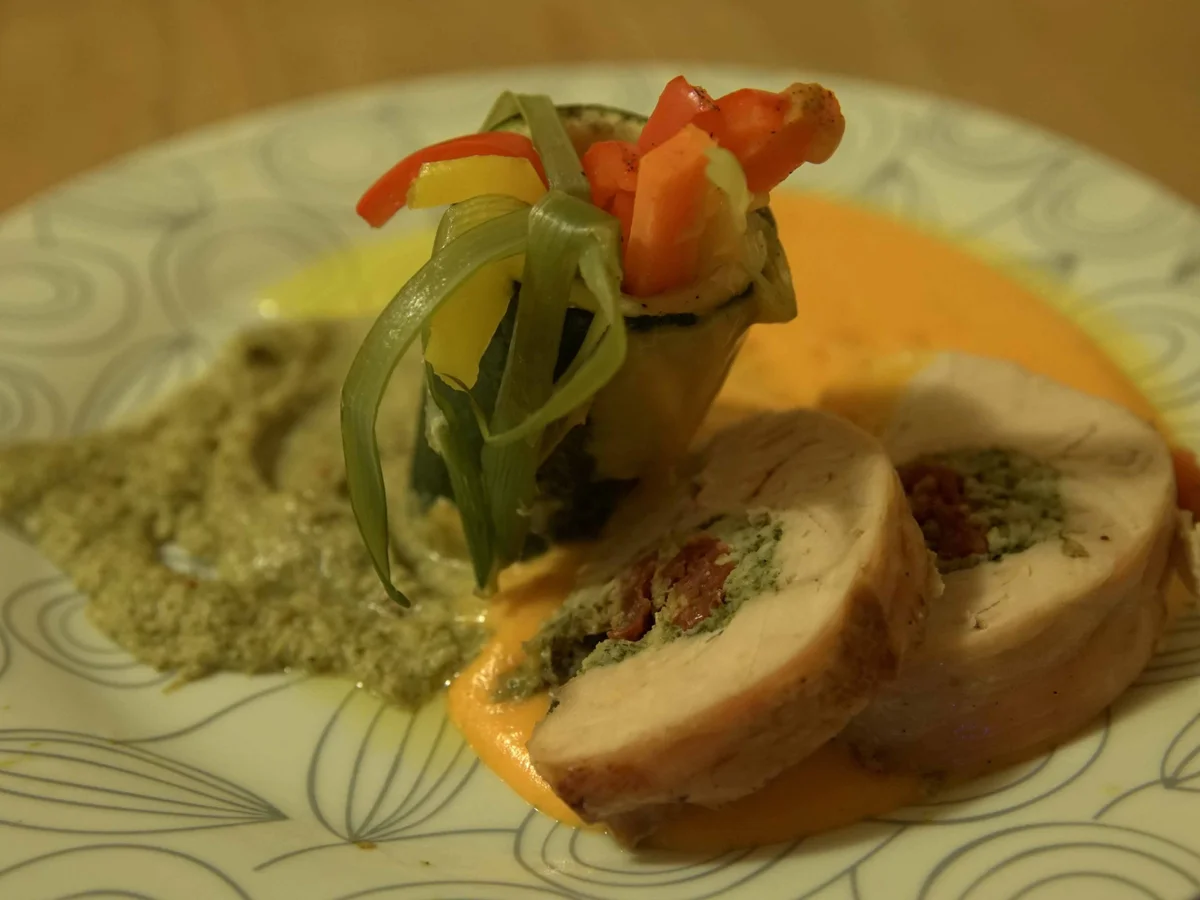 Putenbrust mit Kräuterfüllung - Rezept - Bild Nr. 2