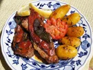 Saltimbocca mit würzigen Kartoffeln - Rezept - Bild Nr. 3228