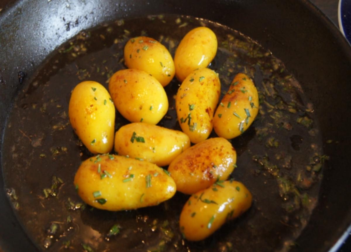 Saltimbocca mit würzigen Kartoffeln - Rezept - Bild Nr. 3237
