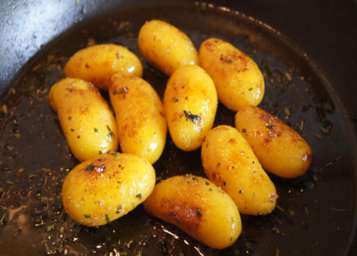 Saltimbocca mit würzigen Kartoffeln - Rezept - Bild Nr. 3238